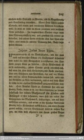 Johann Julius Anton Thiele