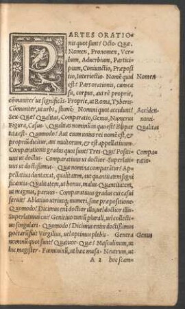 Partes Orationis quot sunt? Octo. Quae. Nomen, Pronomen, Verbum, Adverbium, Participium, Coniunctio, Praepositio, Interiectio ...