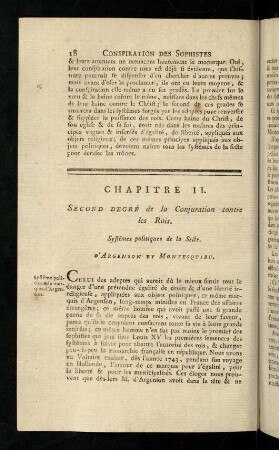 18-28, Celui des adeptes qui auroit du le mieux sentir ...