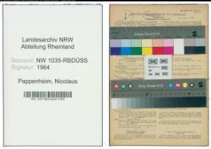 Entnazifizierung Nicolaus Pappenheim , geb. 20.04.1906 (Koksarbeiter)