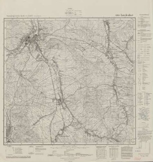5262 Landeshut, Topographische Karte 1:25000 (4cm - Karte)