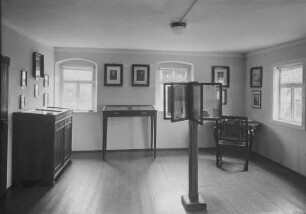 Richard-Wagner-Zimmer im "Lohengrinhaus" : Richard-Wagner-Museum (sogen. Lohengrinhaus; Gründung 1907, Wiedereröffnung als Museum 1935) in Graupa, Richard-Wagner-Straße 6. Ehemaliges Schäfersches Gut von 1840.