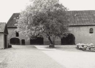 Mobschatz-Altleuteritz, Altleuteritzer Ring 1. Bauernhof (1846/1900). Scheune