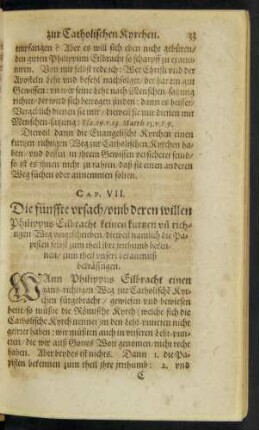Cap. VII. Die fünffte ursach/ ...