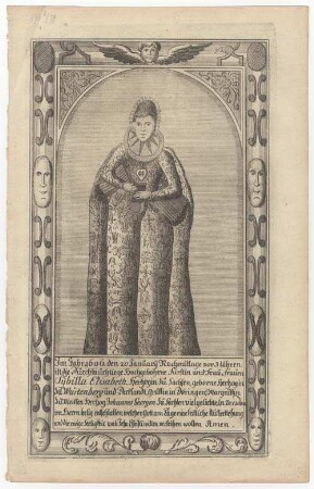 Sÿbilla Elisabeth Hertzogin zu Sachsen, geborne Hertzogin zu Würtenberg und Decklandt, Gräffin in Döringen, Margräffin zu Meissen