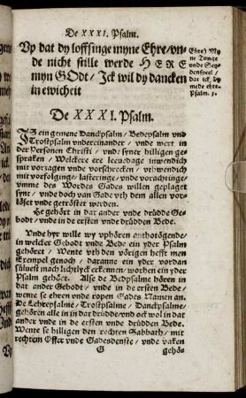 De XXXI. Psalm. - De XL. Psalm.