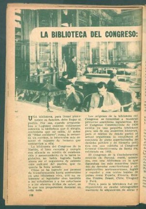 La biblioteca del Congreso: un organsmo al servicio del pueblo