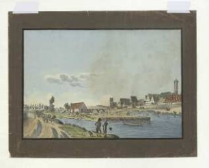 Ulm von Südosten . um 1810