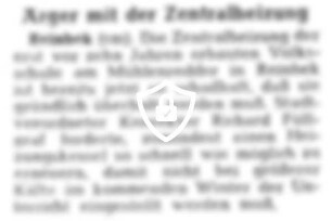 Ärger mit Zentralheizung