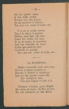 La mariposa