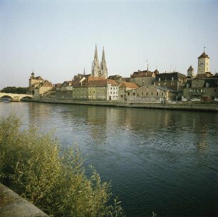 Regensburg. Blick über die Donau