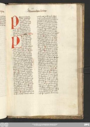 [Epistola Pauli ad Corinthios II = 2. Korintherbrief I-XIII:] Incipit ep[isto]la