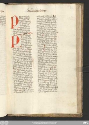 [Epistola Pauli ad Corinthios II = 2. Korintherbrief I-XIII:] Incipit ep[isto]la