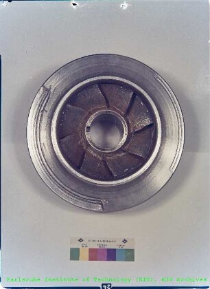 Bauteil der Abteilung Reaktorbetrieb (RB) im Pumpensystem des Forschungsreaktors 2 (FR 2)