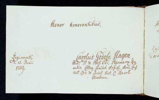 44v Hagen, Carolus Godofr.