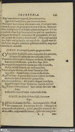 CCXCV. De Helio Eobano Hesso, Poetarum Rege