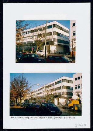 Opti-Werke Seesener Straße 10-13, Berlin-Halensee: Ansichten