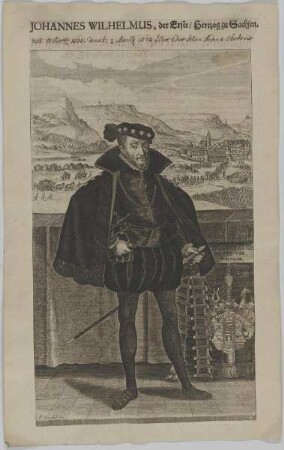 Bildnis des Iohannes Wilhelmus, Herzog von Sachsen-Weimar
