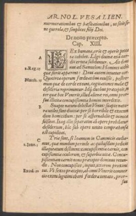 De nono praecepto. Cap. XIII.