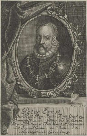 Bildnis von Peter Ernst, Fürst von Mannsfeld
