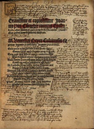 Gravissime et copiosissime Epistolae