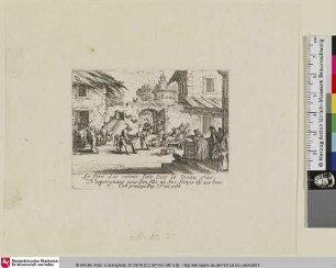 [Die Schlachtung des fetten Kalbes; On apprête le festin de sa bien-venue]