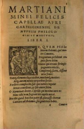 De Nuptiis Philologiae et Mercurii : lib. II.