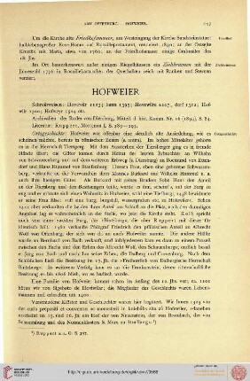 ⟦Hofweier⟧