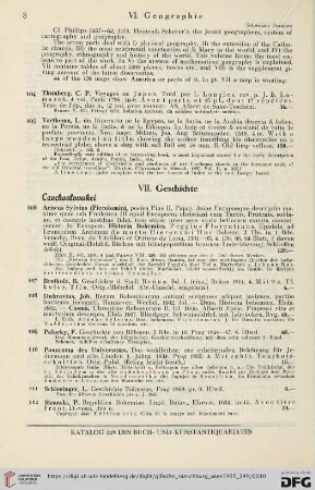 VII. Geschichte (Nr.106-145)