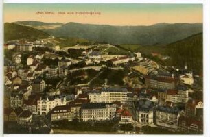 Karlsbad. Blick vom Hirschensprung