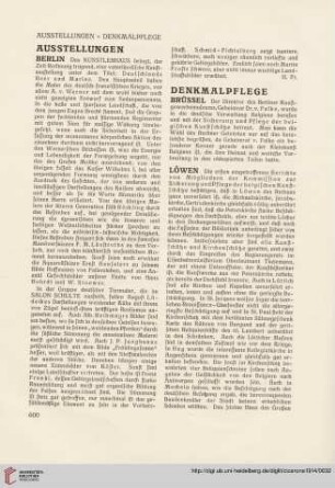 Denkmalpflege