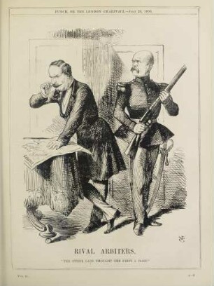 Rival Arbiters. "The other Lion thought the First a Bore."