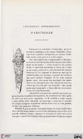 2. Pér. 28.1883: L' exposition rétrospective d'Amsterdam