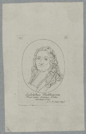 Bildnis des Ludolphus Bakhuysen