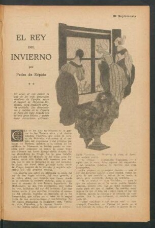 El rey del invierno : Dibujos de Bartolozzi.