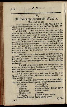 IV. MecklenburgSchwerinsche Staedte