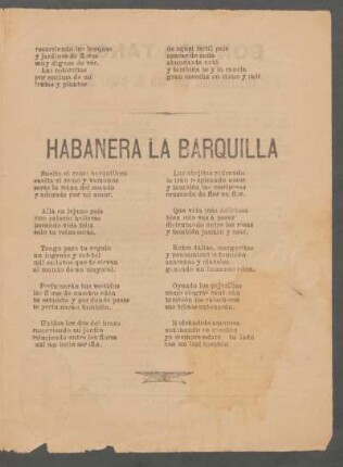 Habanera La Barquilla