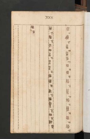 [Formatio literarum] XXX