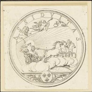 Helios lenkt den Sonnenwagen