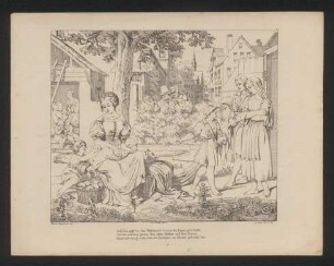 Dorothea wird von Apotheker und Pfarrer beobachtet