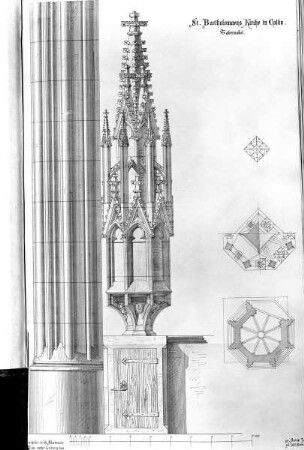 Sakramentshäuschen der Bartholomäuskirche in Kolín