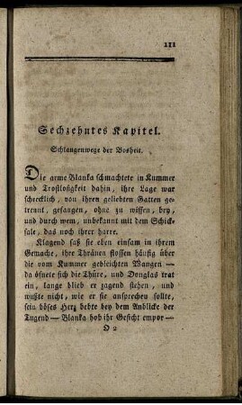 Sechzehntes Kapitel. Schlangenwege der Bosheit.