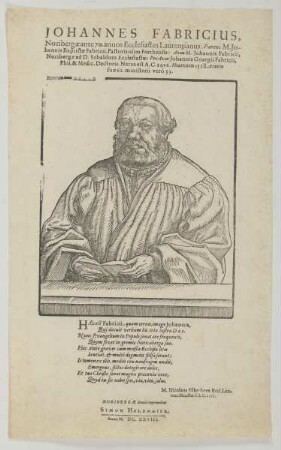 Bildnis des Johannes Fabricius
