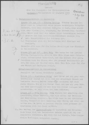 Leutenbach-Nellmersbach: Inspektionsbericht 1959