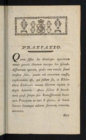 III-X, Praefatio