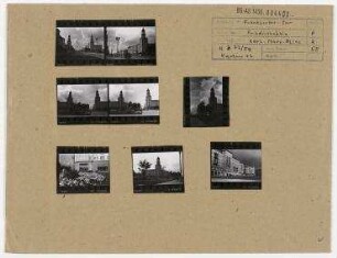 Straßenansichten. Berlin, Friedrichshain, Frankfurter Tor/Karl-Marx-Allee (vor 1961 Stalinallee)