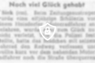 Noch viel Glück gehabt