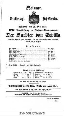 Der Barbier von Sevilla