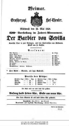 Der Barbier von Sevilla
