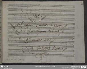 Artaserse. Excerpts - Mus.1-F-82,34-6 : S, orch, b
